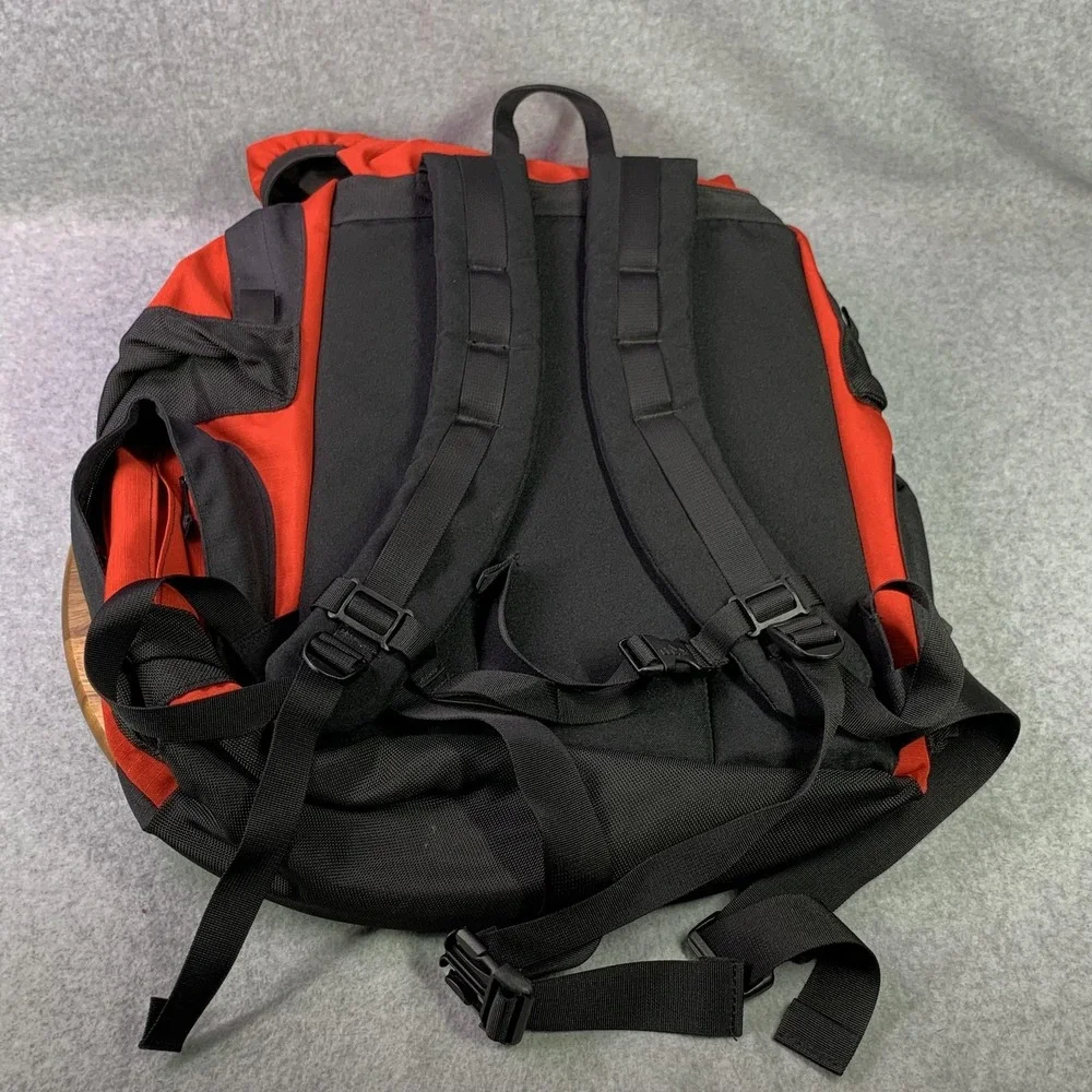 L.L.Bean Hiking Backpack Red Black LG Capacity Camping Pack Waist‎ Belt Hunting